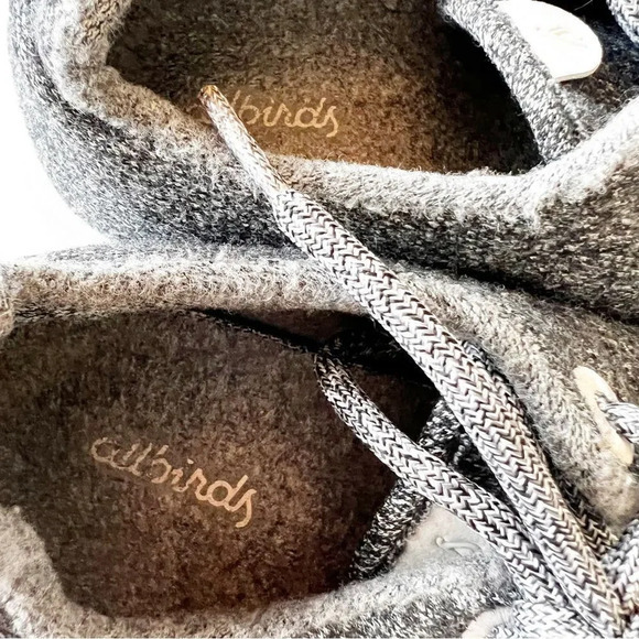 Allbirds Gray Wool Runners Trainers Women’s‎ Size 9 Lace Up Comfortable Shoes - Picture 2 of 10